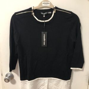 NEVER WORN, KARL LAGERFELD SHIRT.